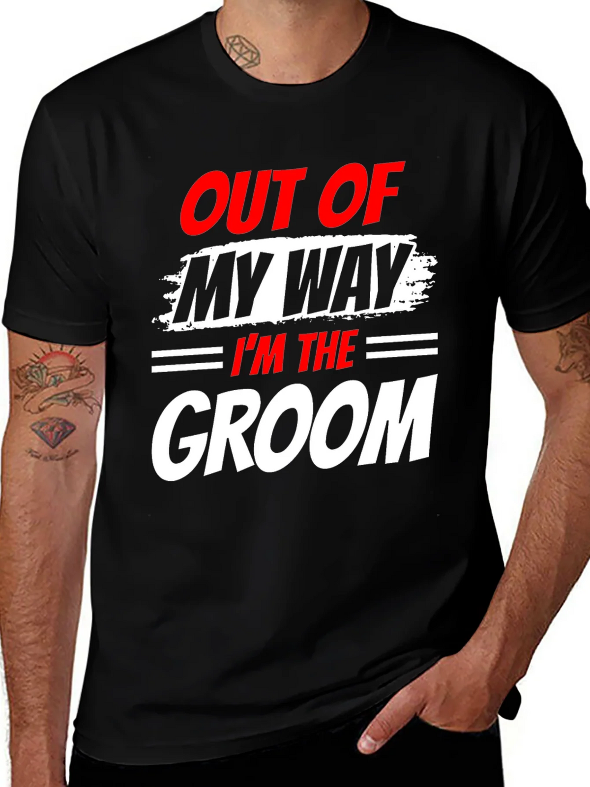 Groom T-Shirt - Out of My Way Wedding Tee product image 1