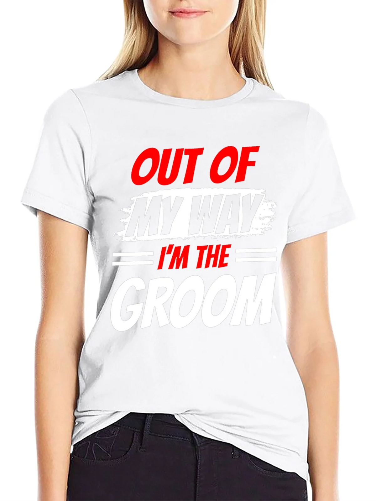 Groom T-Shirt - Out of My Way Wedding Tee product image 8