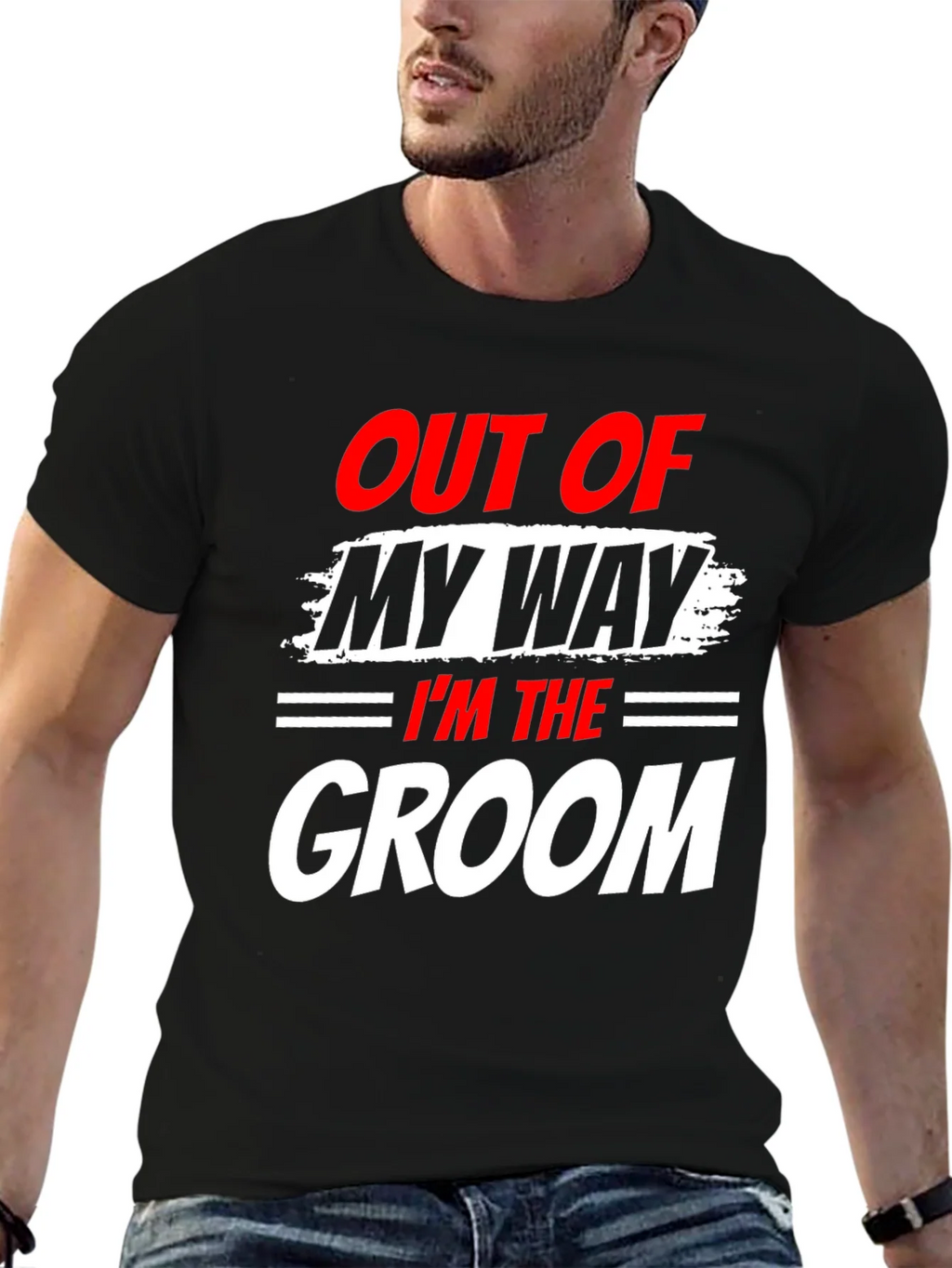 Groom T-Shirt - Out of My Way Wedding Tee product image 6
