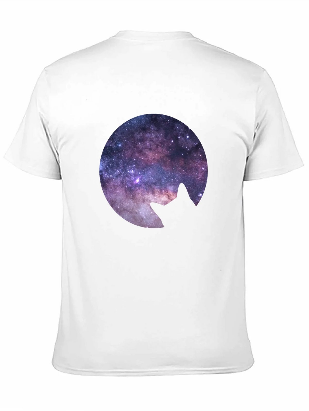 Cosmic Cat Silhouette T-Shirt product image 10