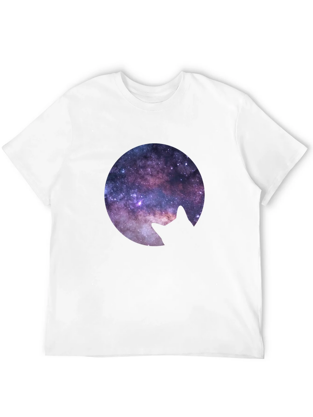 Cosmic Cat Silhouette T-Shirt product image 11