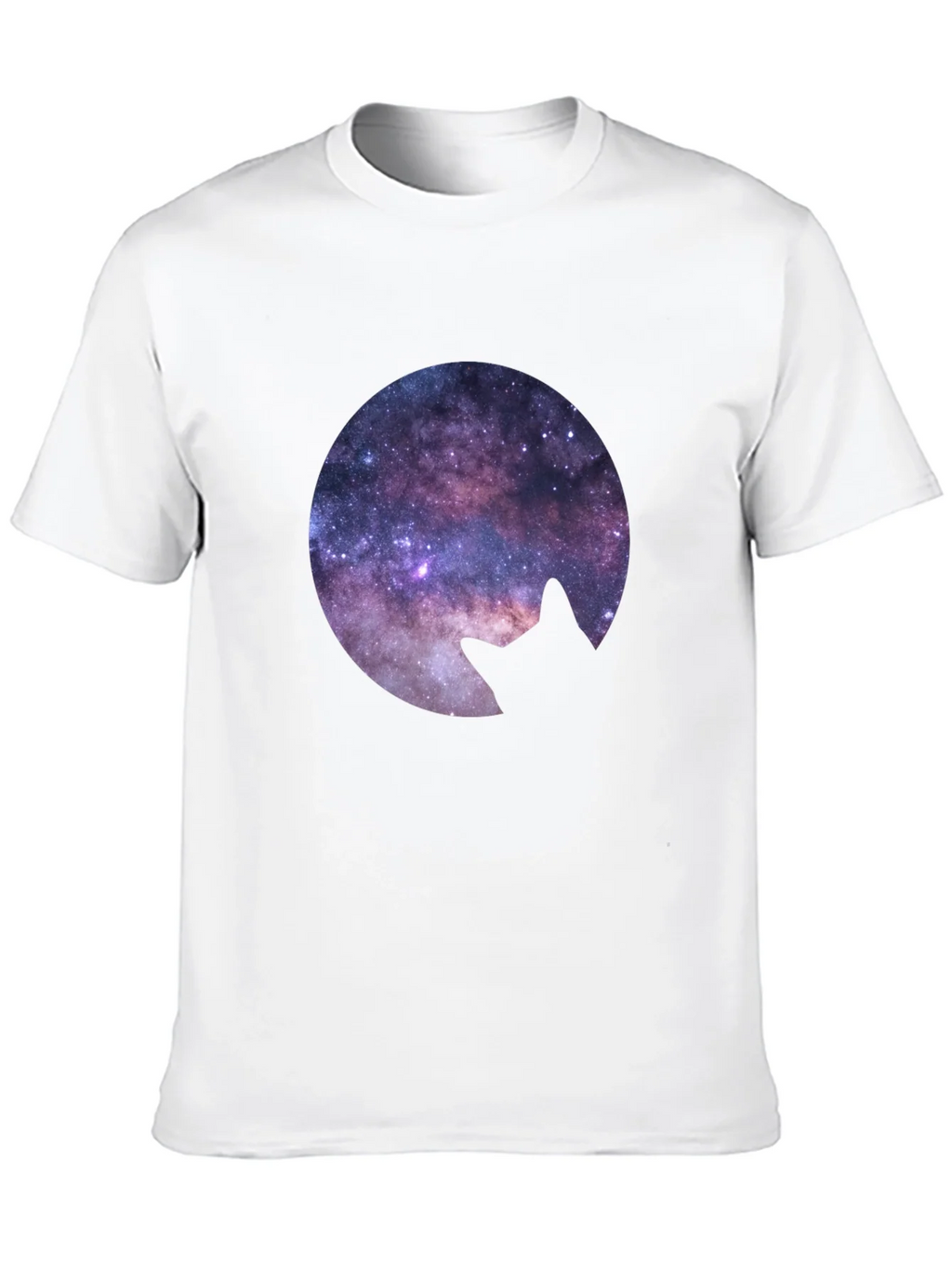 Cosmic Cat Silhouette T-Shirt product image 9
