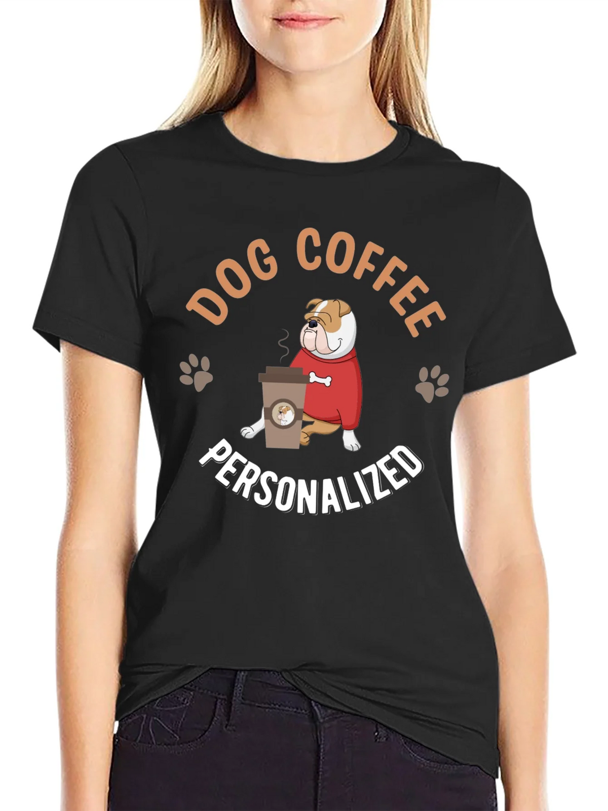 Dog Coffee Personalized T-Shirt product image 2