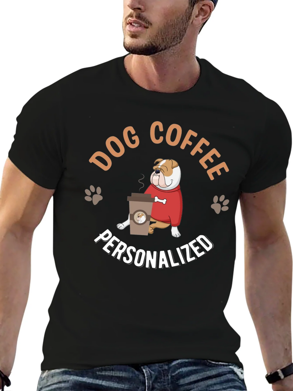 Dog Coffee Personalized T-Shirt product image 6
