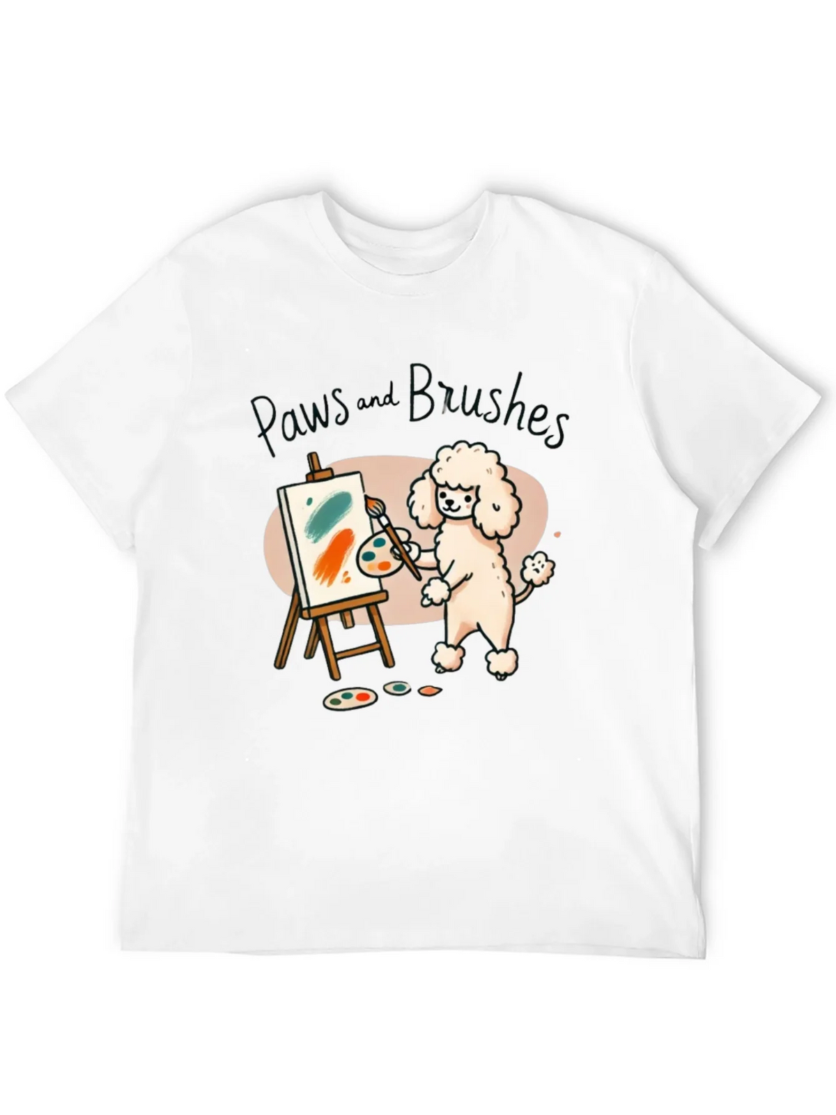 Paws and Brushes Dog Artist T-Shirt product image 11