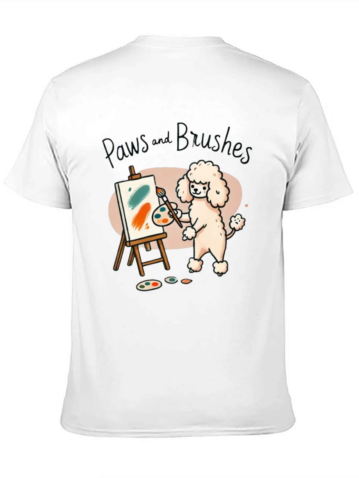 Paws and Brushes Dog Artist T-Shirt product image 10