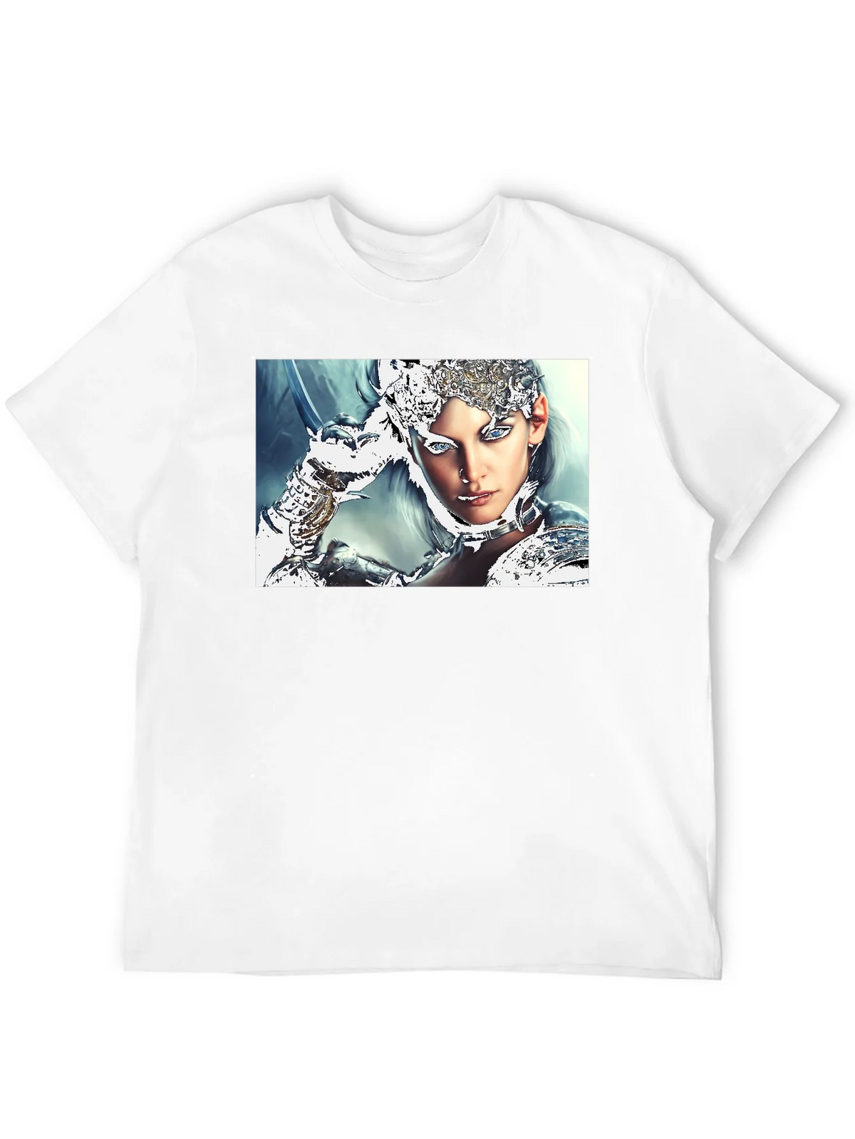 Warrior Woman Graphic Black T-Shirt product image 11