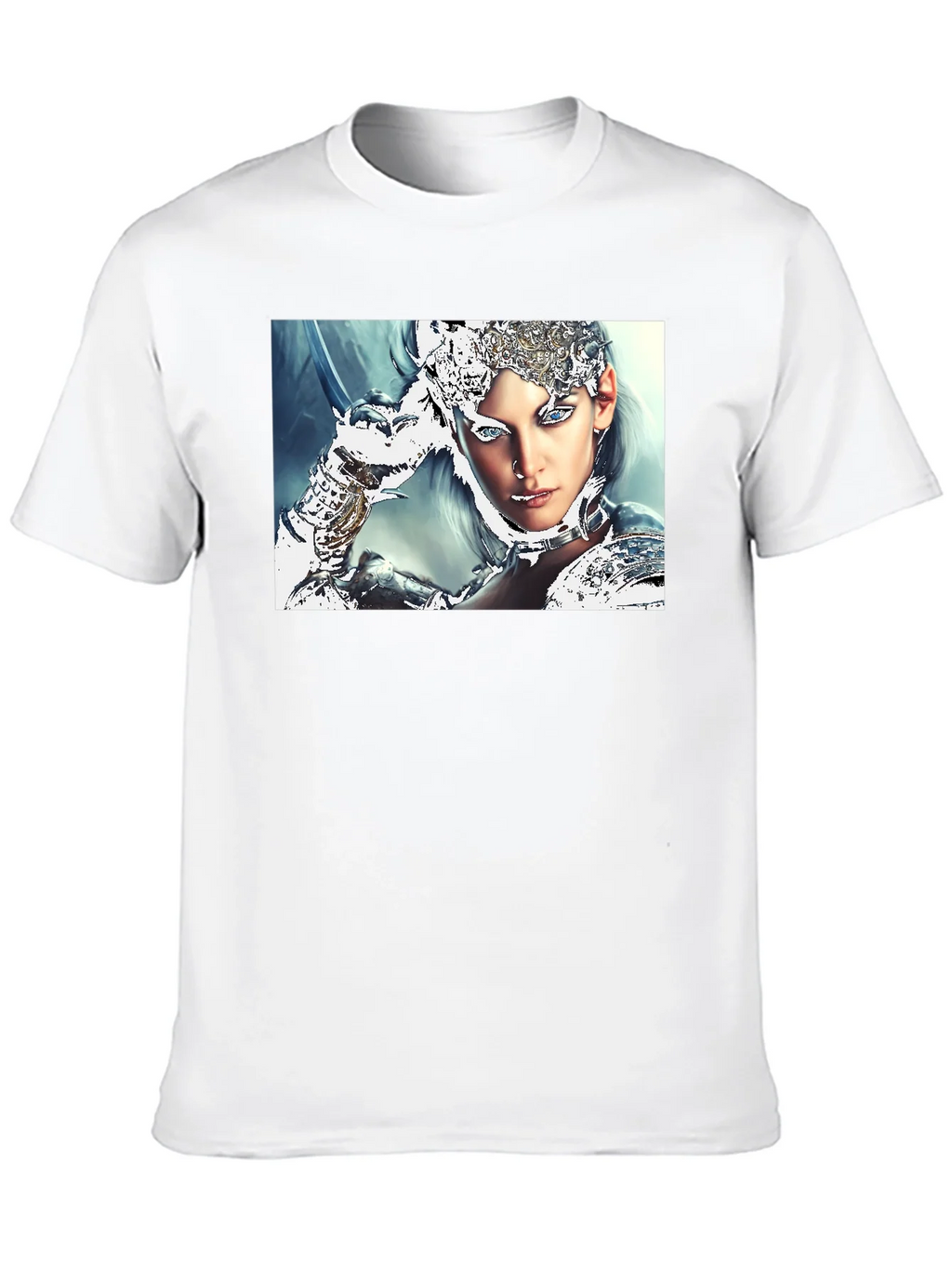Warrior Woman Graphic Black T-Shirt product image 9