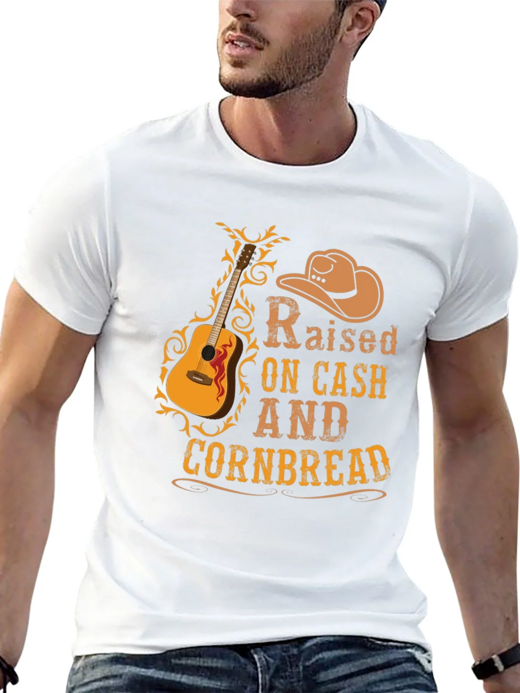 Raised on Cash & Cornbread Black T-Shirt product image 12