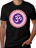 Om Mandala Graphic Black T-Shirt product image 1