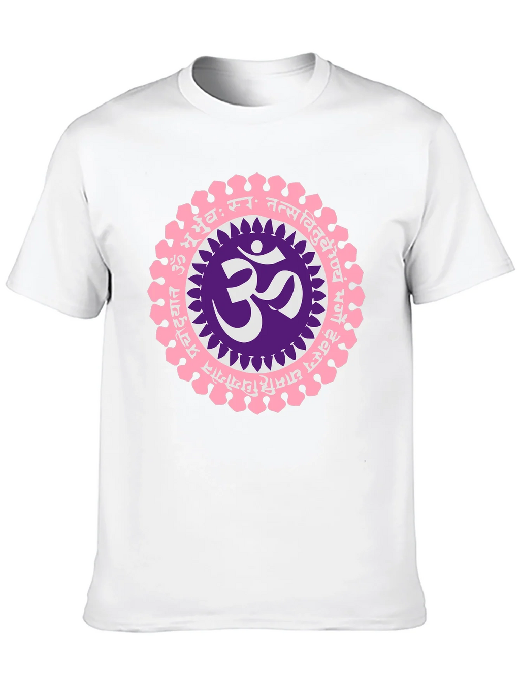 Om Mandala Graphic Black T-Shirt product image 9
