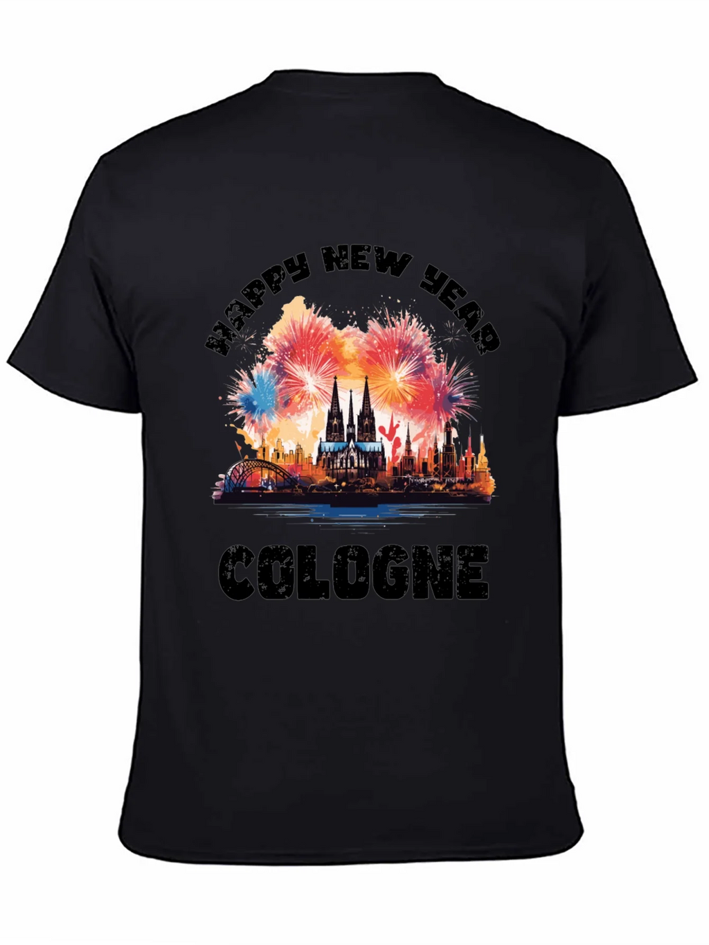 Happy New Year Cologne T-Shirt product image 4