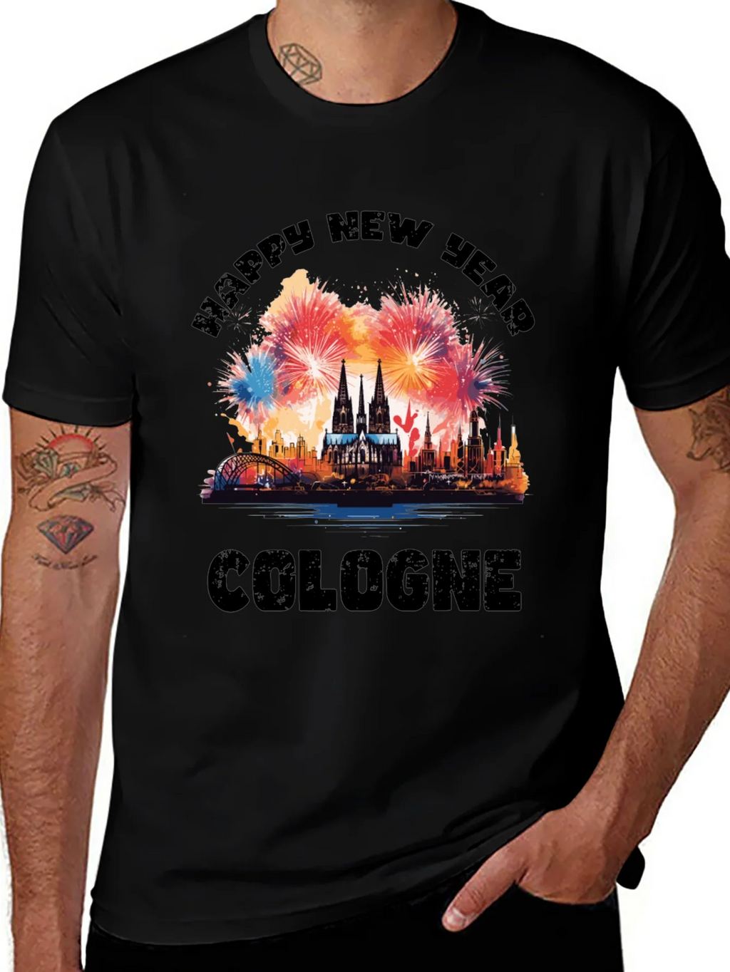 Happy New Year Cologne T-Shirt product image 1