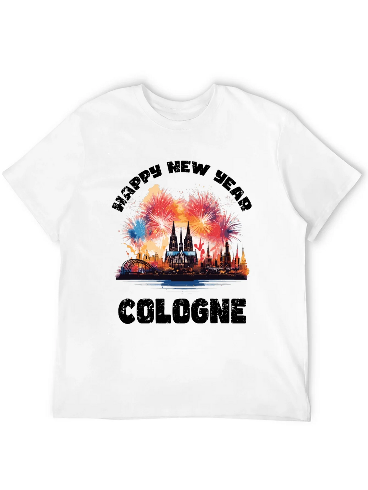 Happy New Year Cologne T-Shirt product image 11