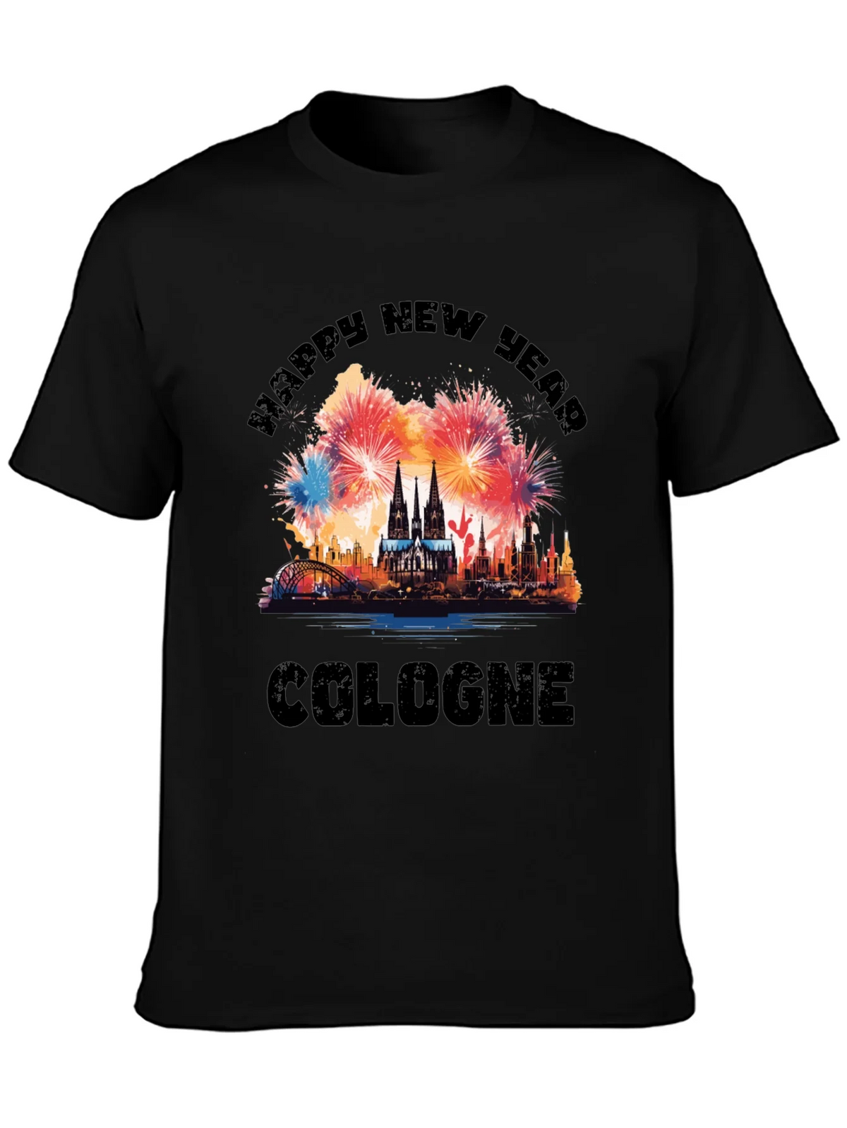 Happy New Year Cologne T-Shirt product image 3