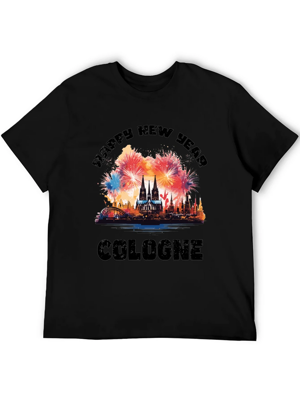 Happy New Year Cologne T-Shirt product image 5