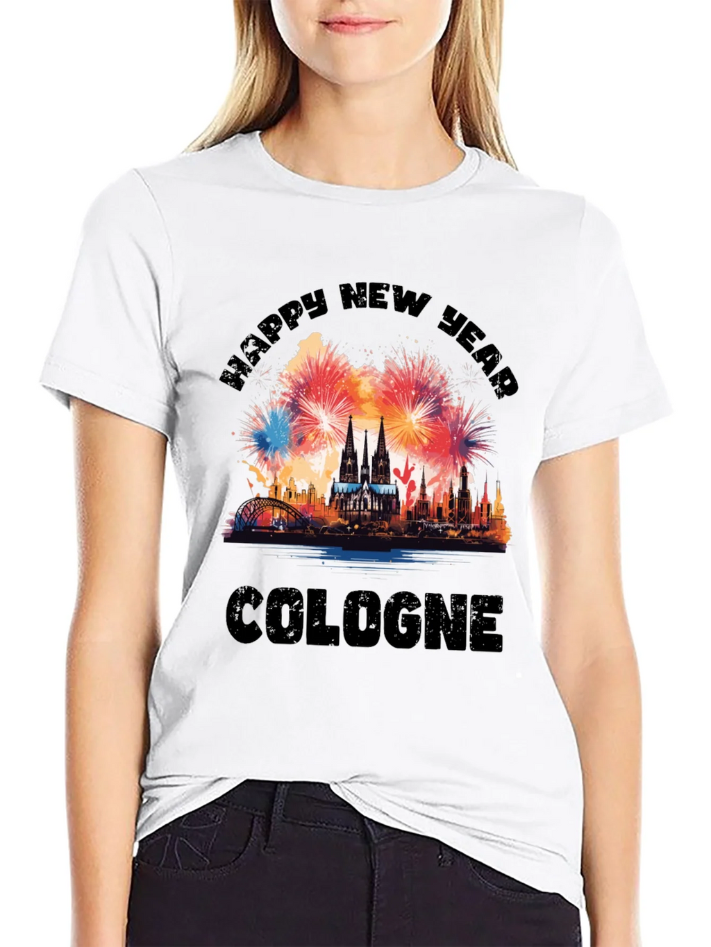 Happy New Year Cologne T-Shirt product image 8