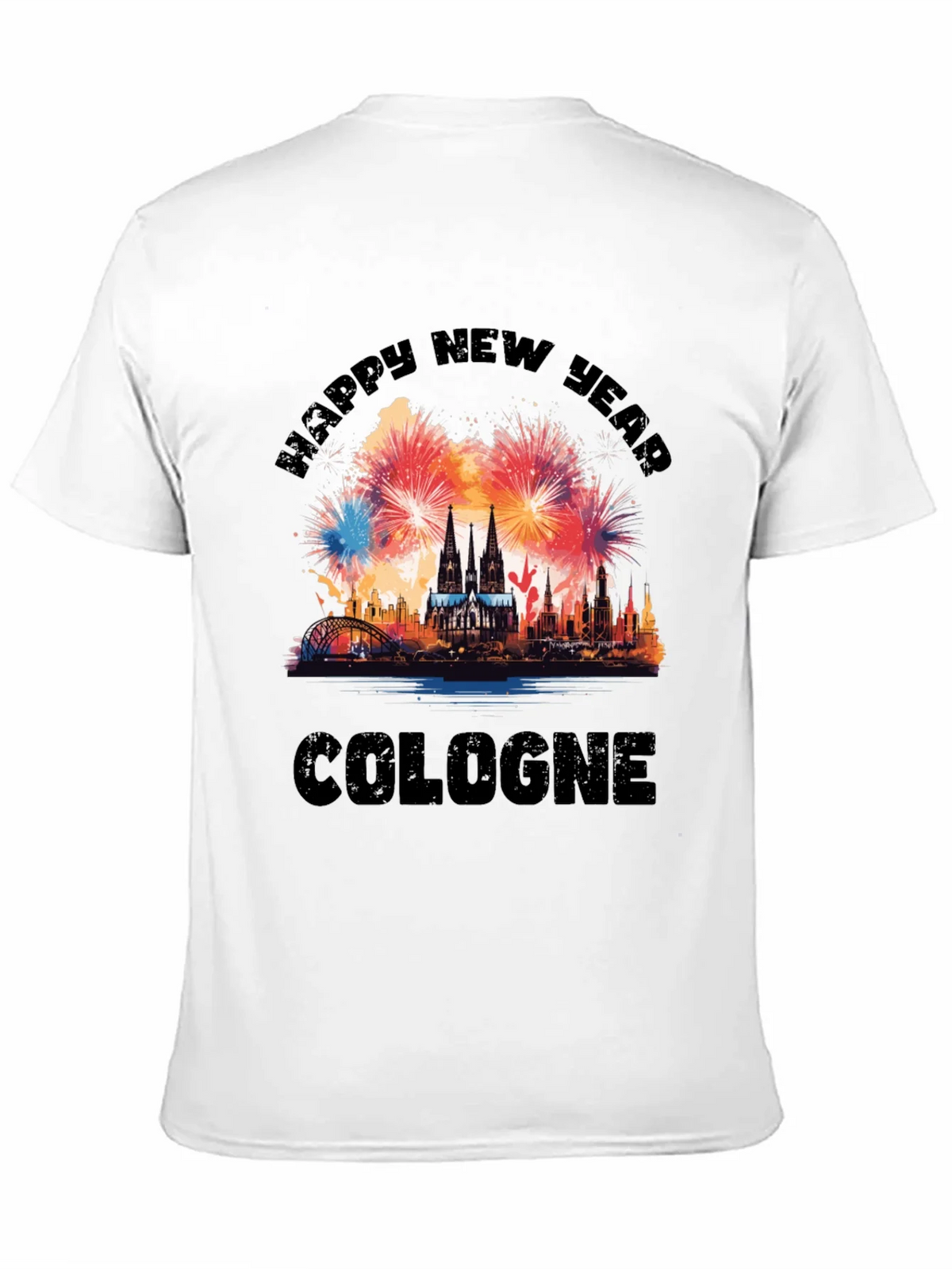 Happy New Year Cologne T-Shirt product image 10