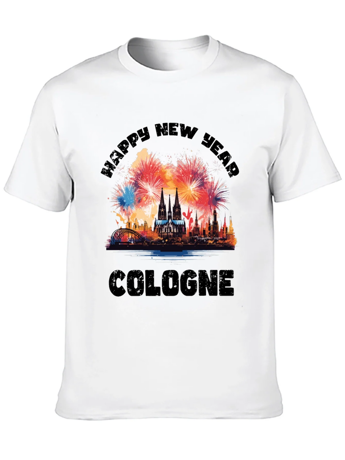 Happy New Year Cologne T-Shirt product image 9