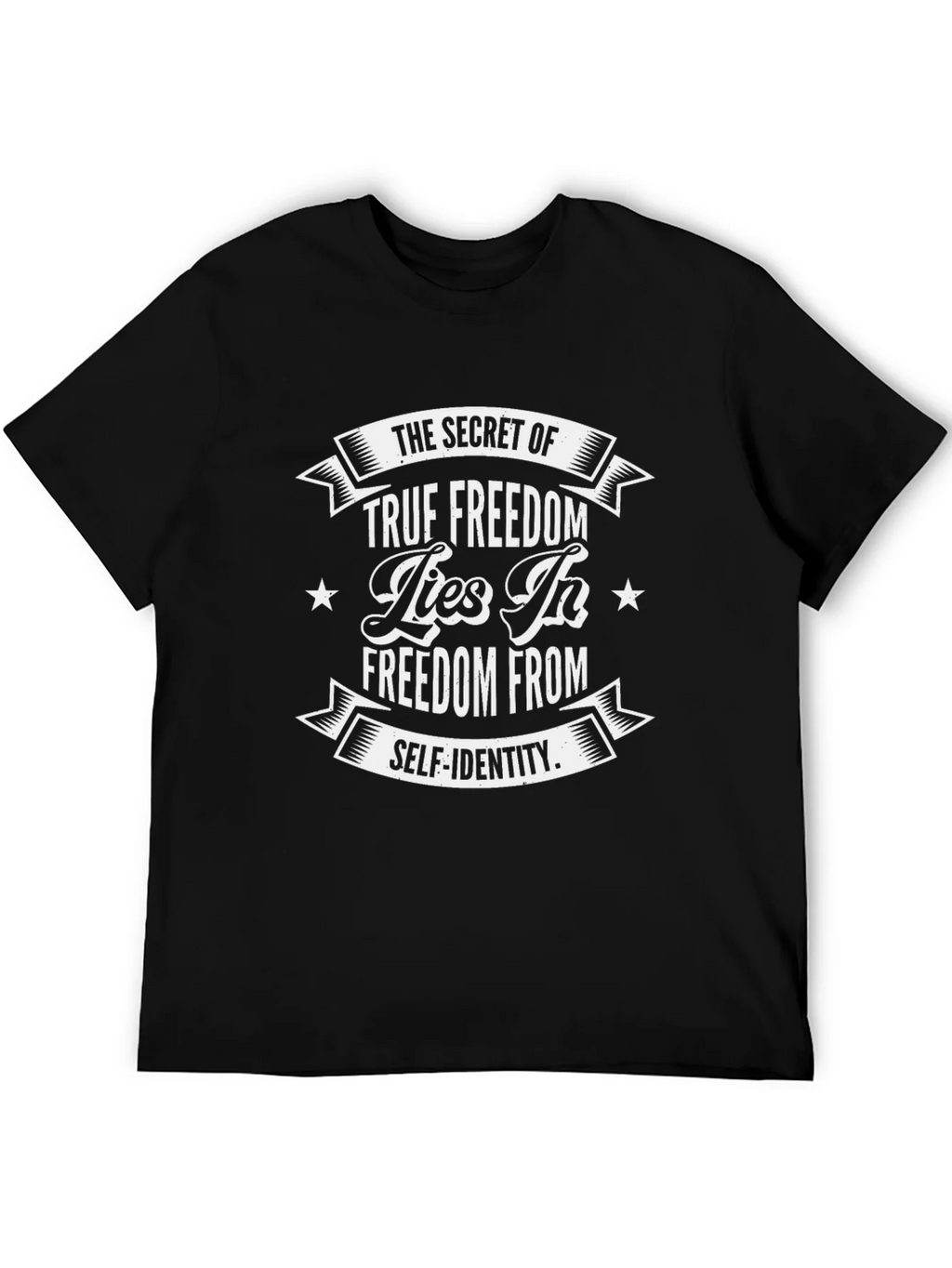 True Freedom Graphic Tee - Self Identity Black T-Shirt product image 5