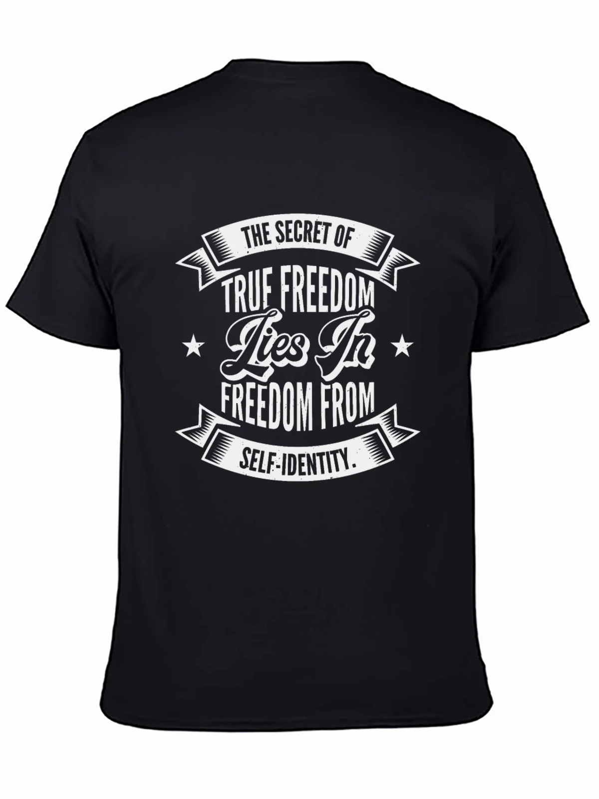 True Freedom Graphic Tee - Self Identity Black T-Shirt product image 4