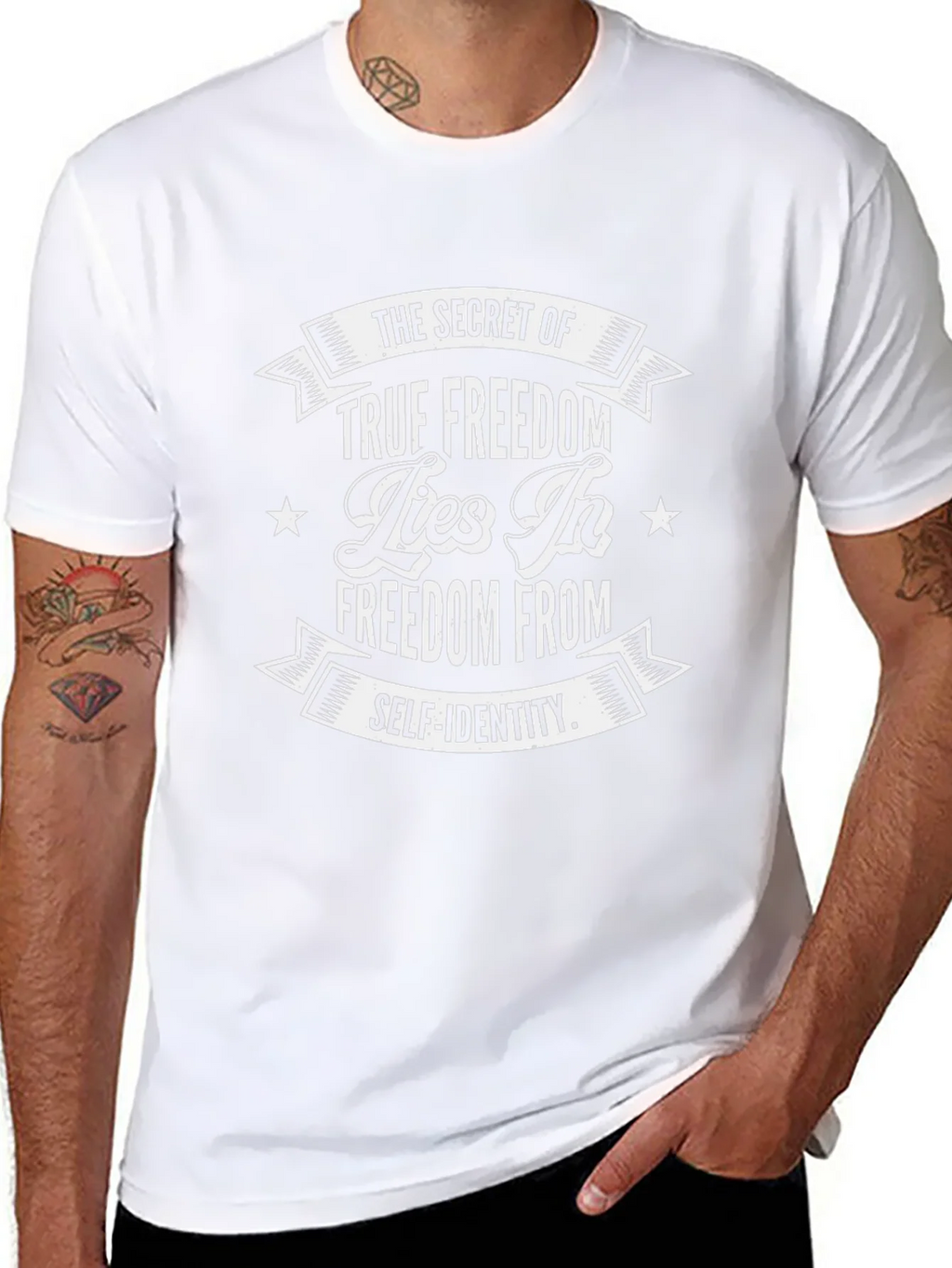 True Freedom Graphic Tee - Self Identity Black T-Shirt product image 7