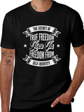 True Freedom Graphic Tee - Self Identity Black T-Shirt product image 1