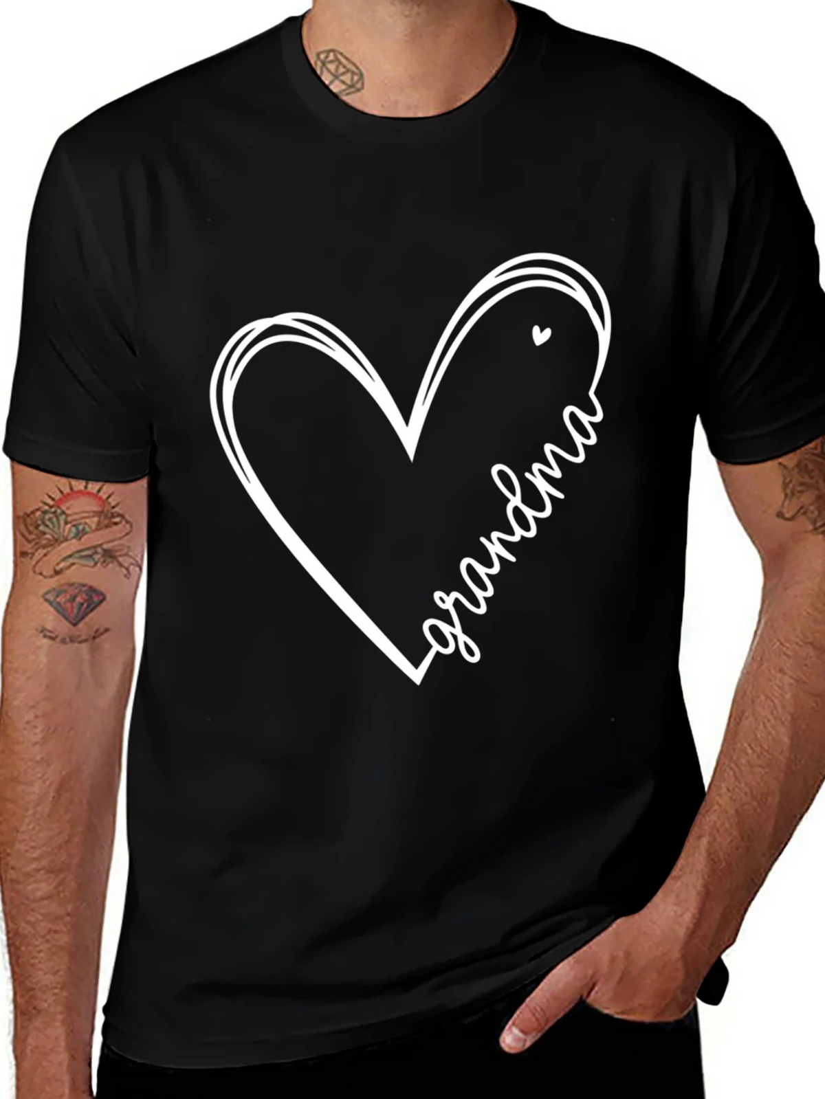 Grandma Heart T-Shirt - Love Gift for Grandmothers product image 1