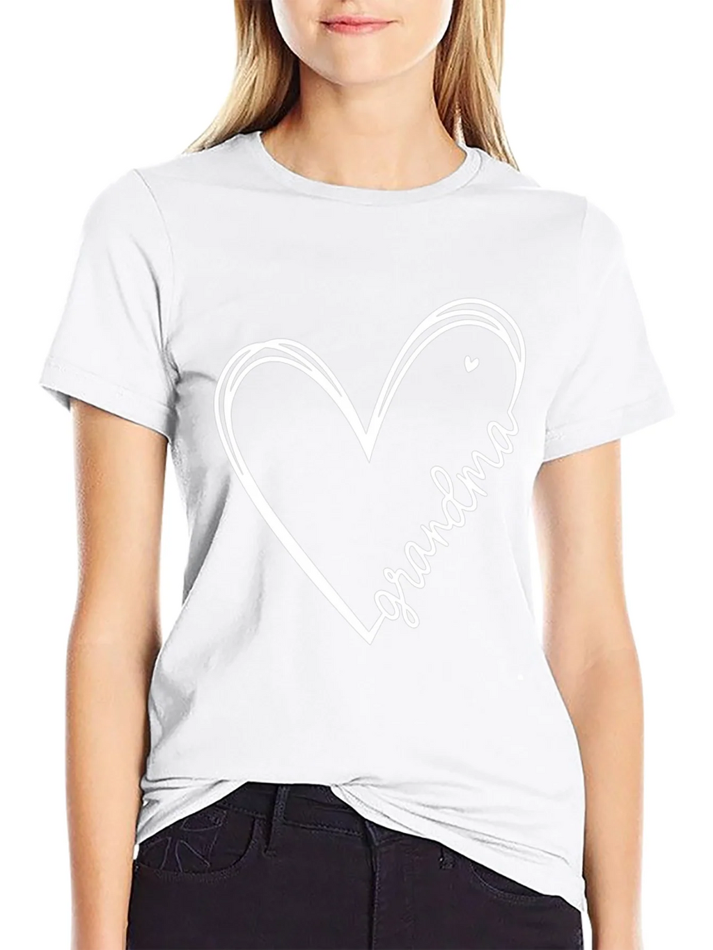 Grandma Heart T-Shirt - Love Gift for Grandmothers product image 8