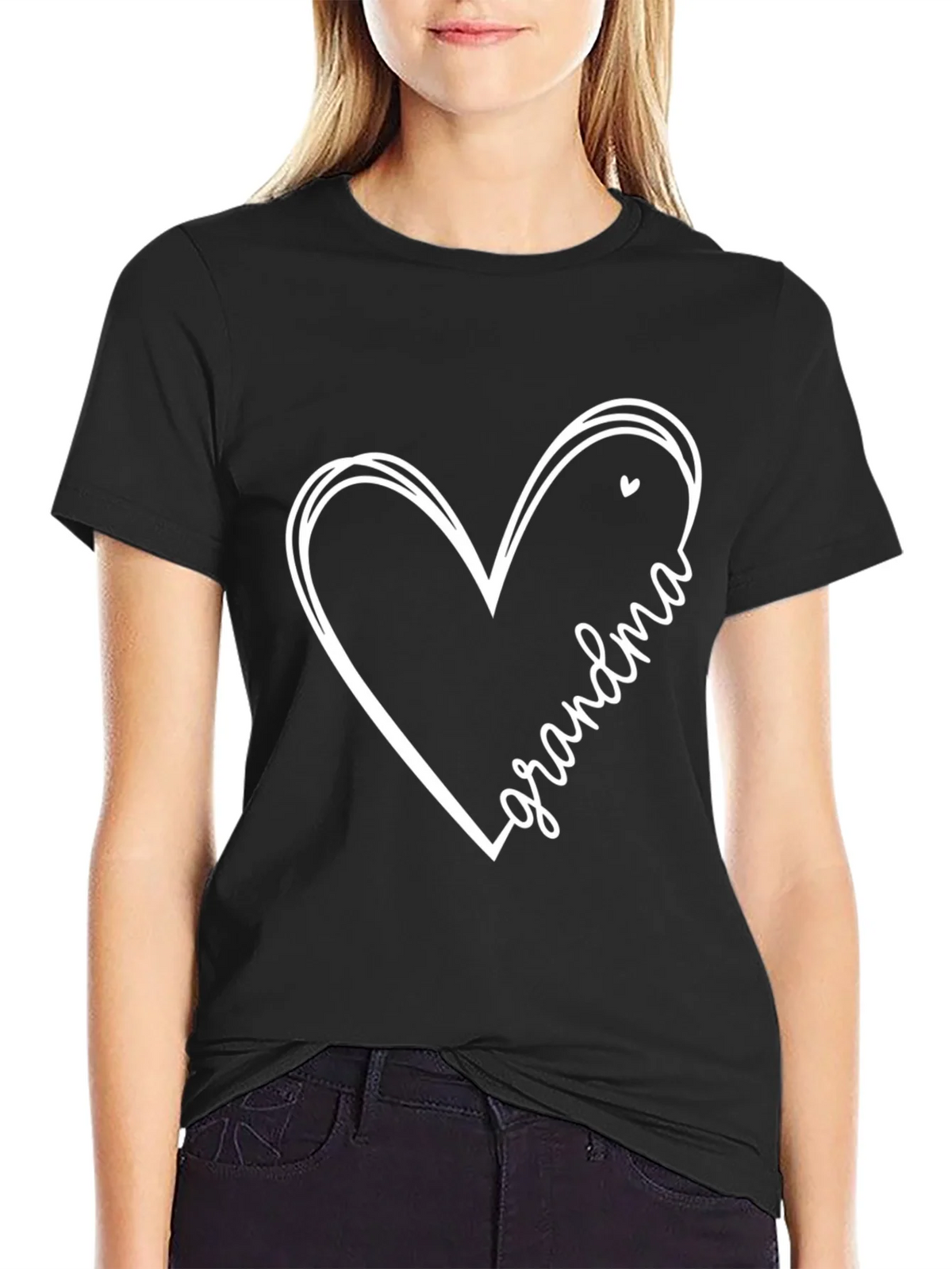 Grandma Heart T-Shirt - Love Gift for Grandmothers product image 2
