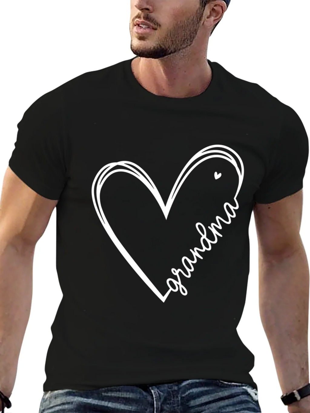 Grandma Heart T-Shirt - Love Gift for Grandmothers product image 6