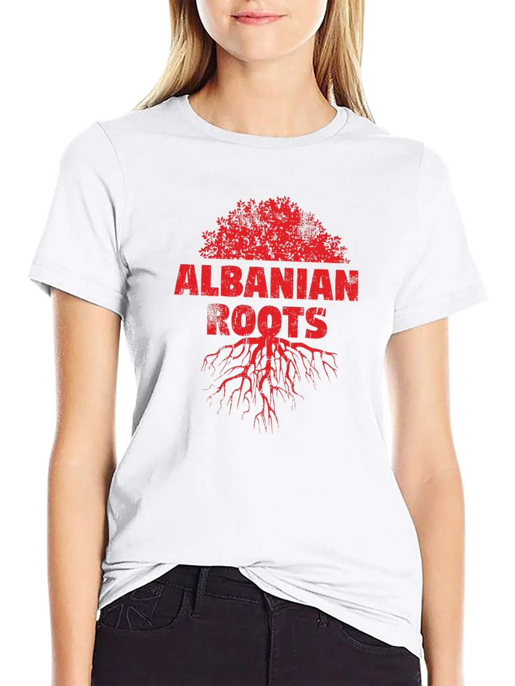 Albanian Roots Graphic Tee - Black product image 8