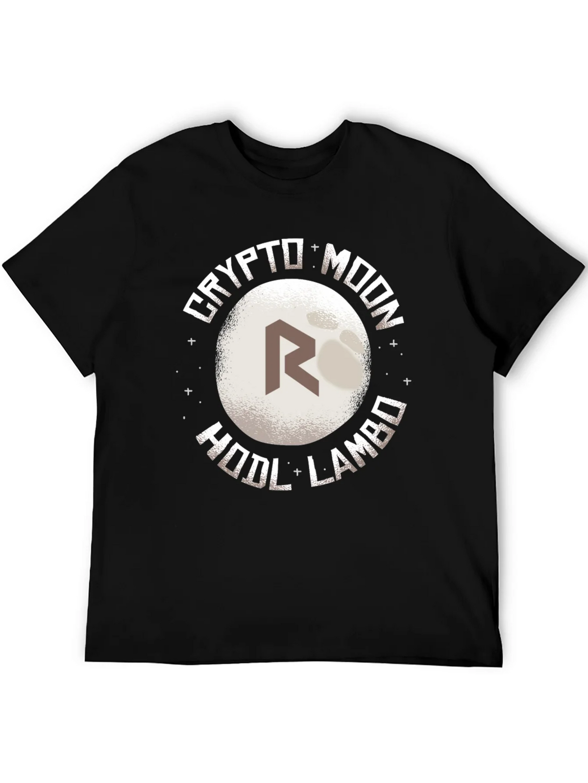 Crypto Moon HODL Lambo Graphic Tee product image 5