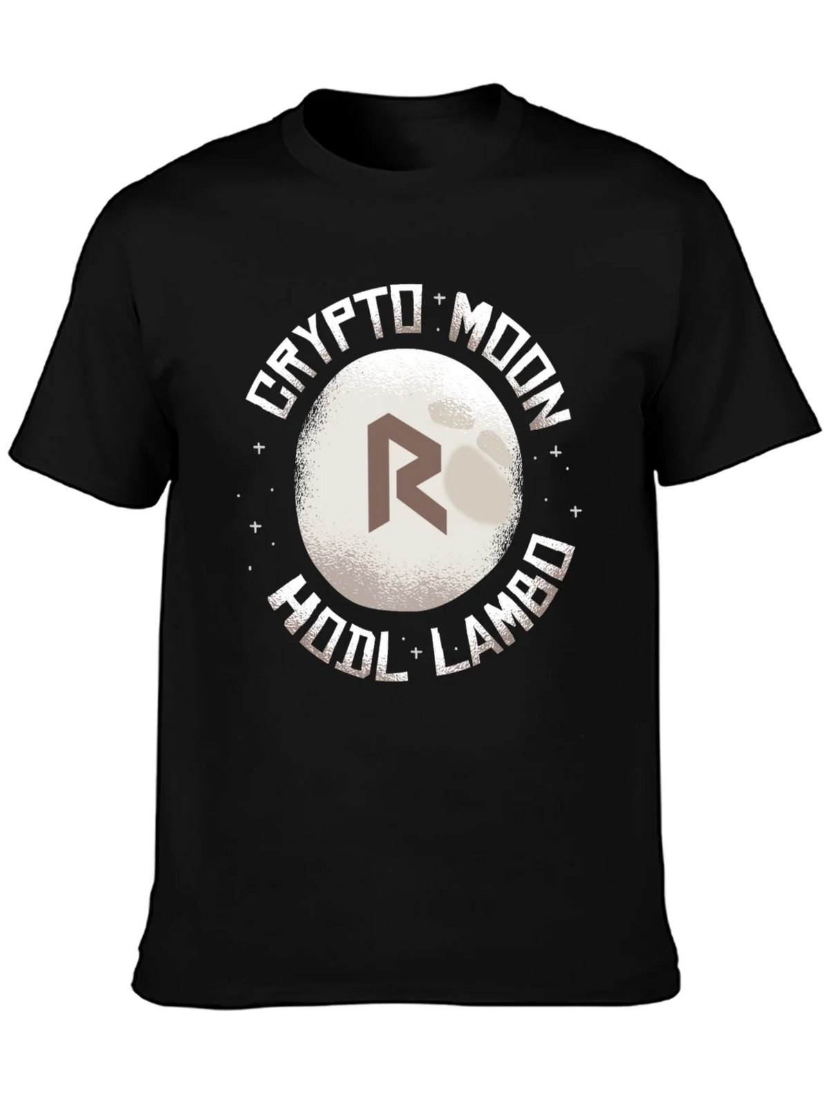Crypto Moon HODL Lambo Graphic Tee product image 3