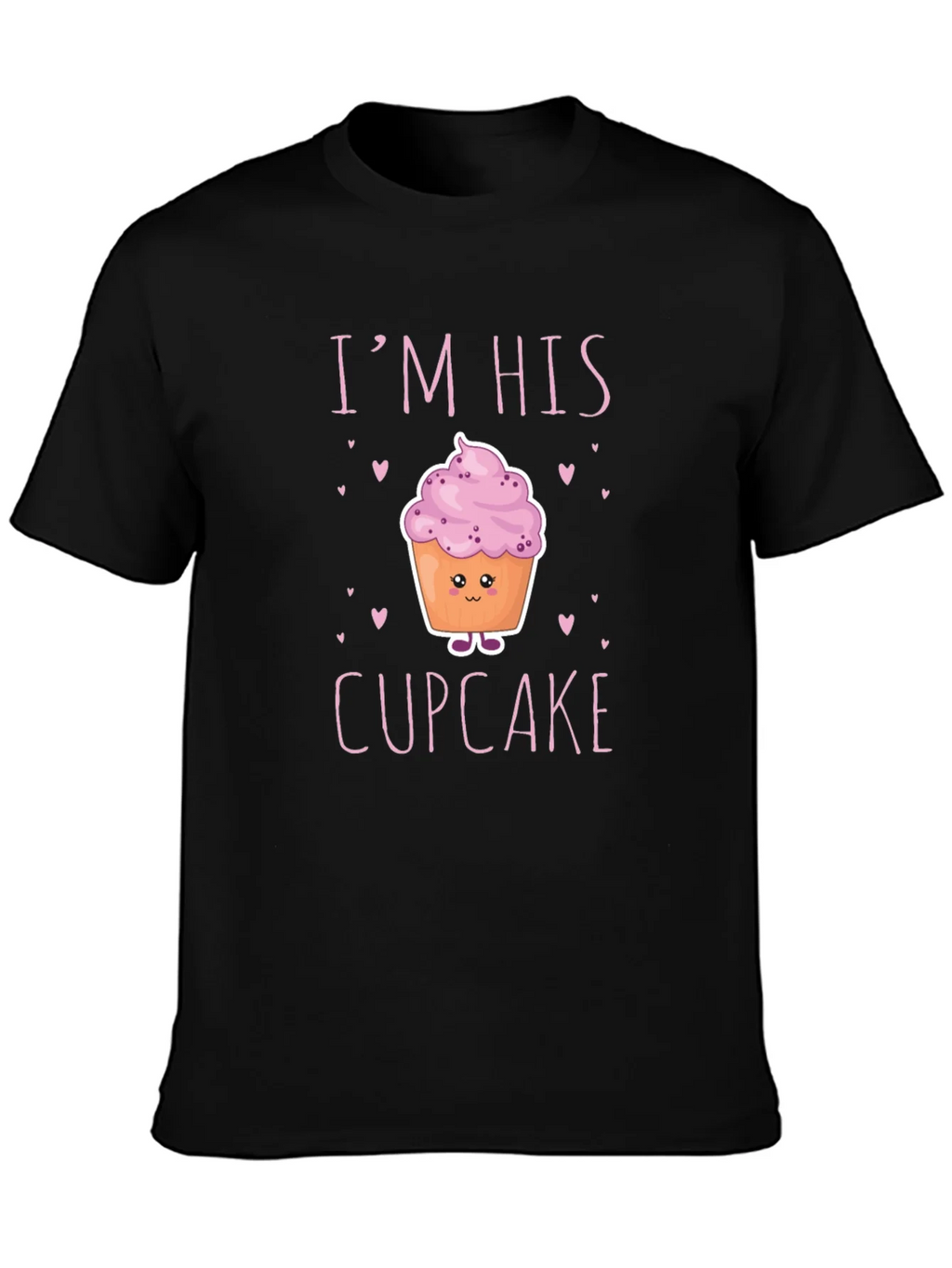 Im His Cupcake Graphic T-Shirt - Novelty Couple Tee product image 3