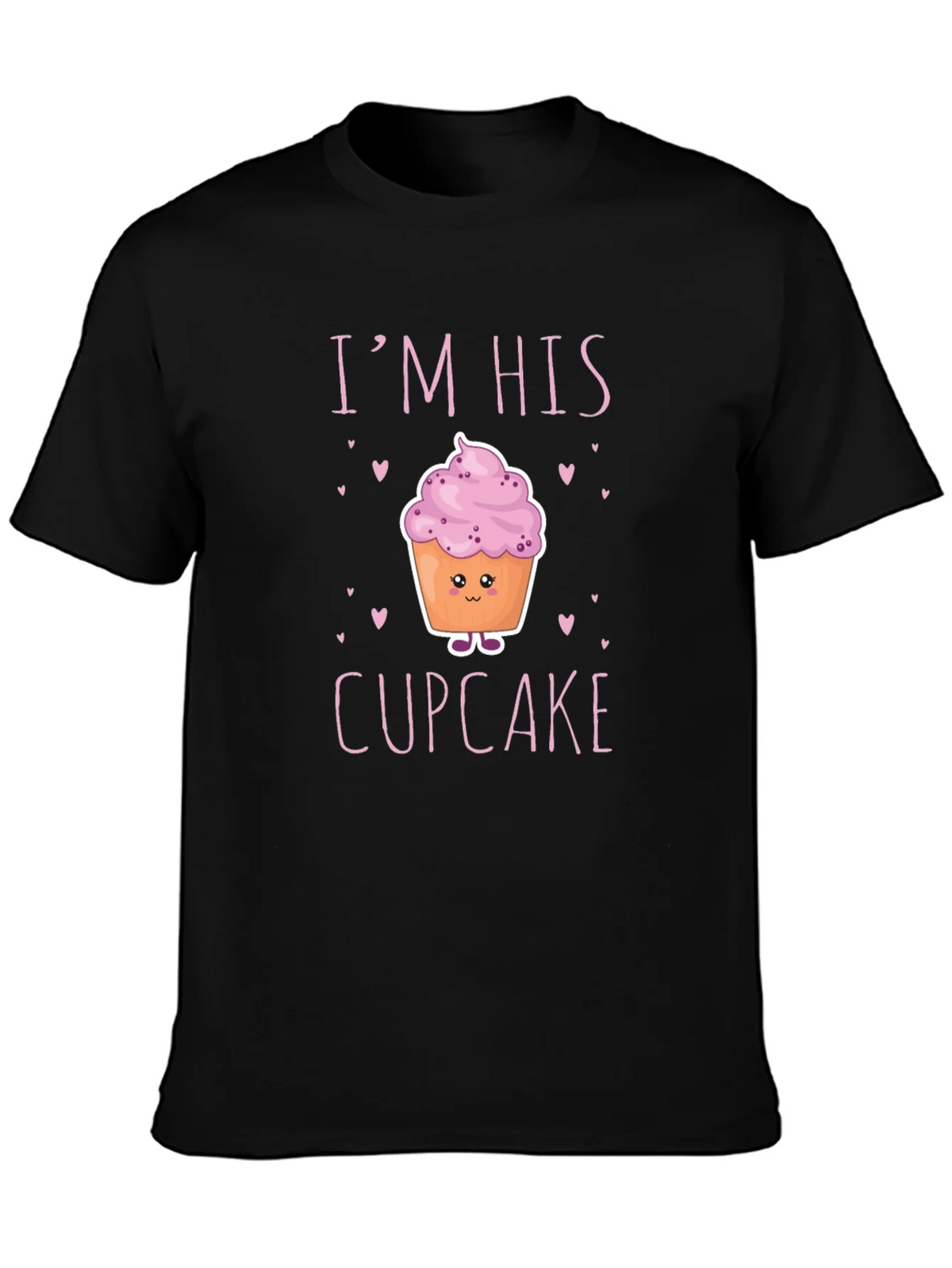 Im His Cupcake Graphic T-Shirt - Novelty Couple Tee product image 3
