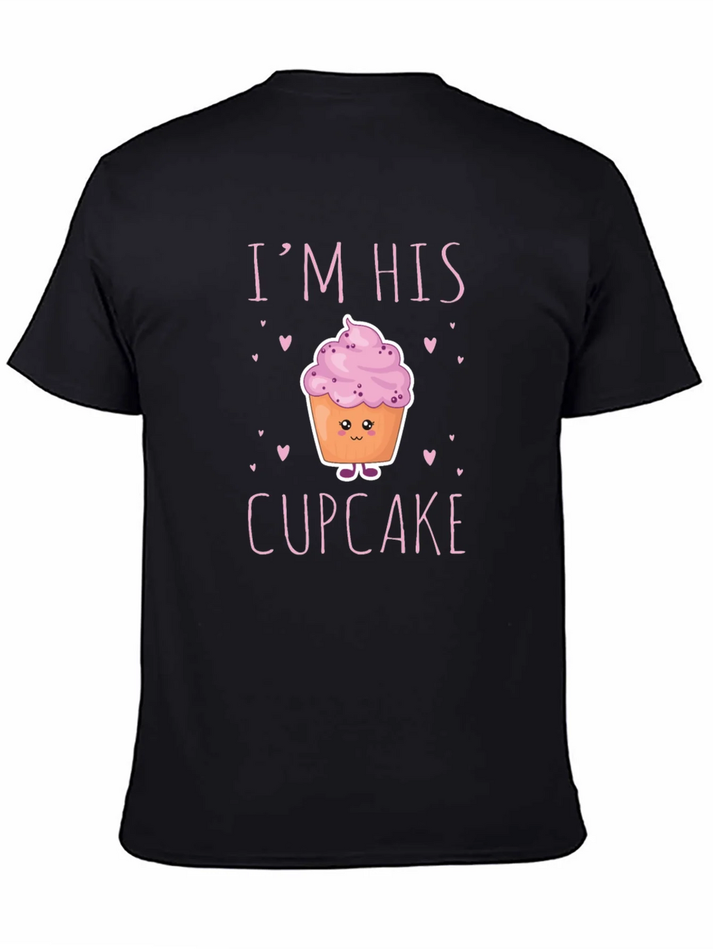 Im His Cupcake Graphic T-Shirt - Novelty Couple Tee product image 4