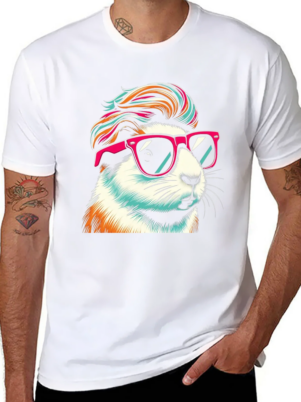 Cool Guinea Pig T-Shirt product image 7