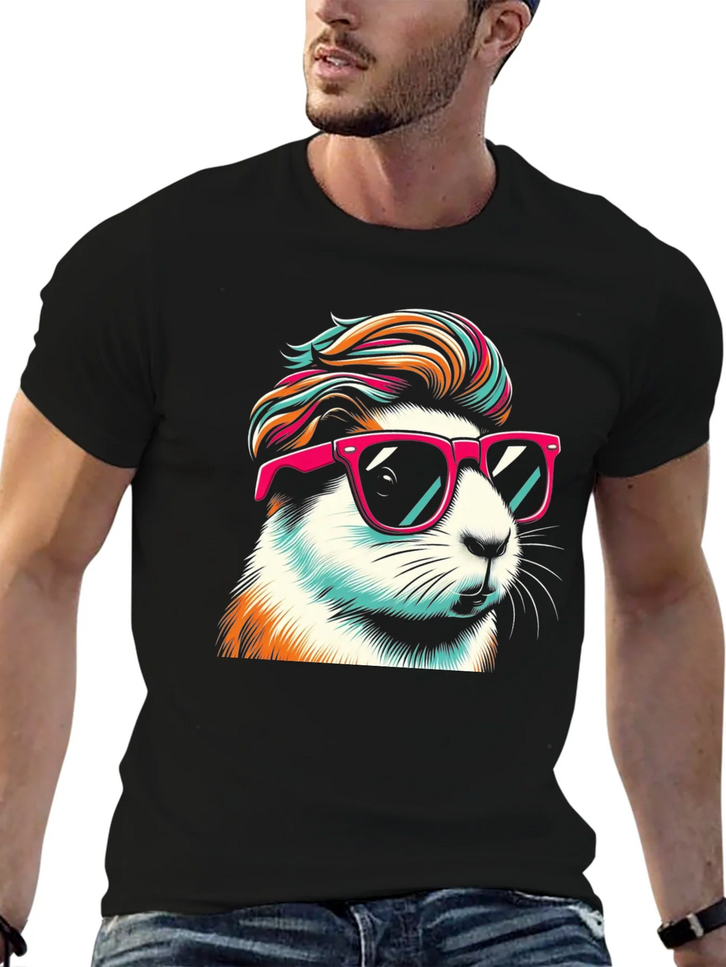 Cool Guinea Pig T-Shirt product image 6