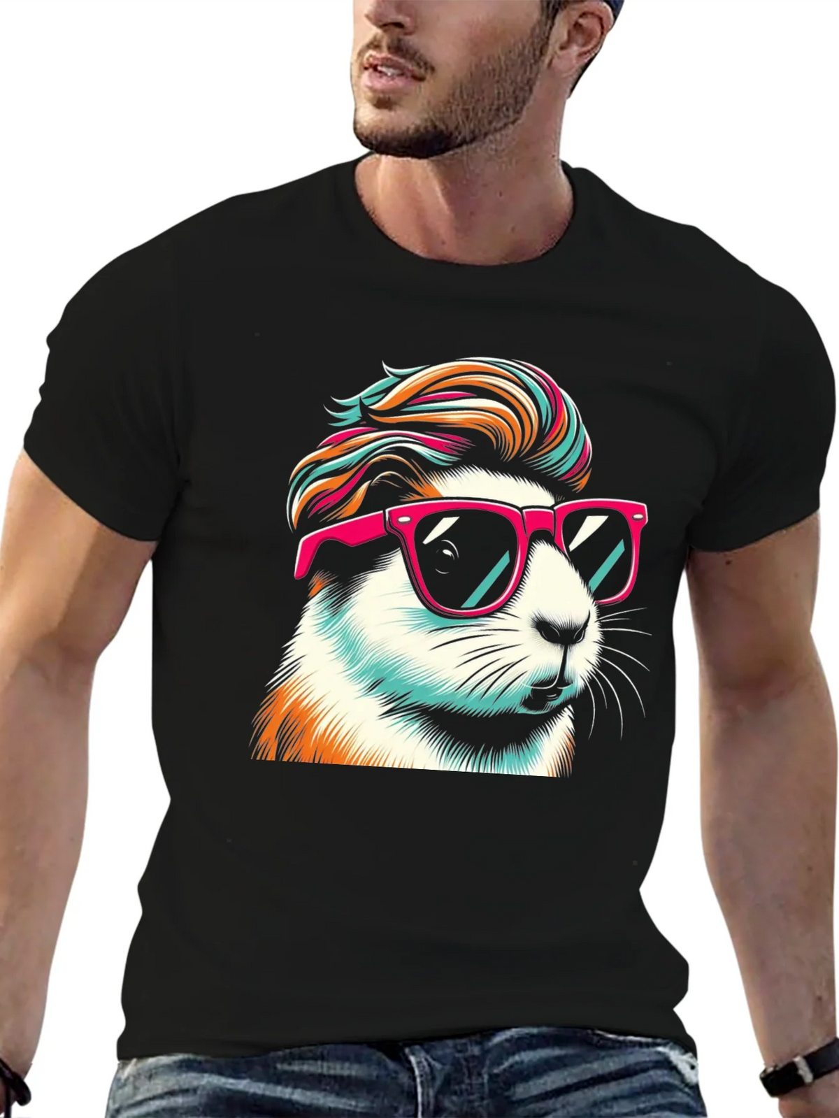 Cool Guinea Pig T-Shirt product image 6