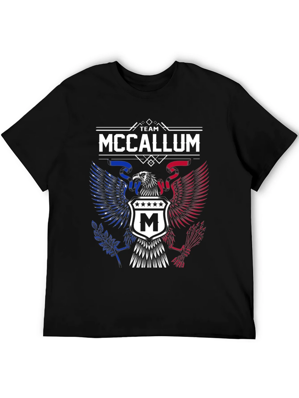 Team McCallum Eagle Crest Graphic T-Shirt product image 5