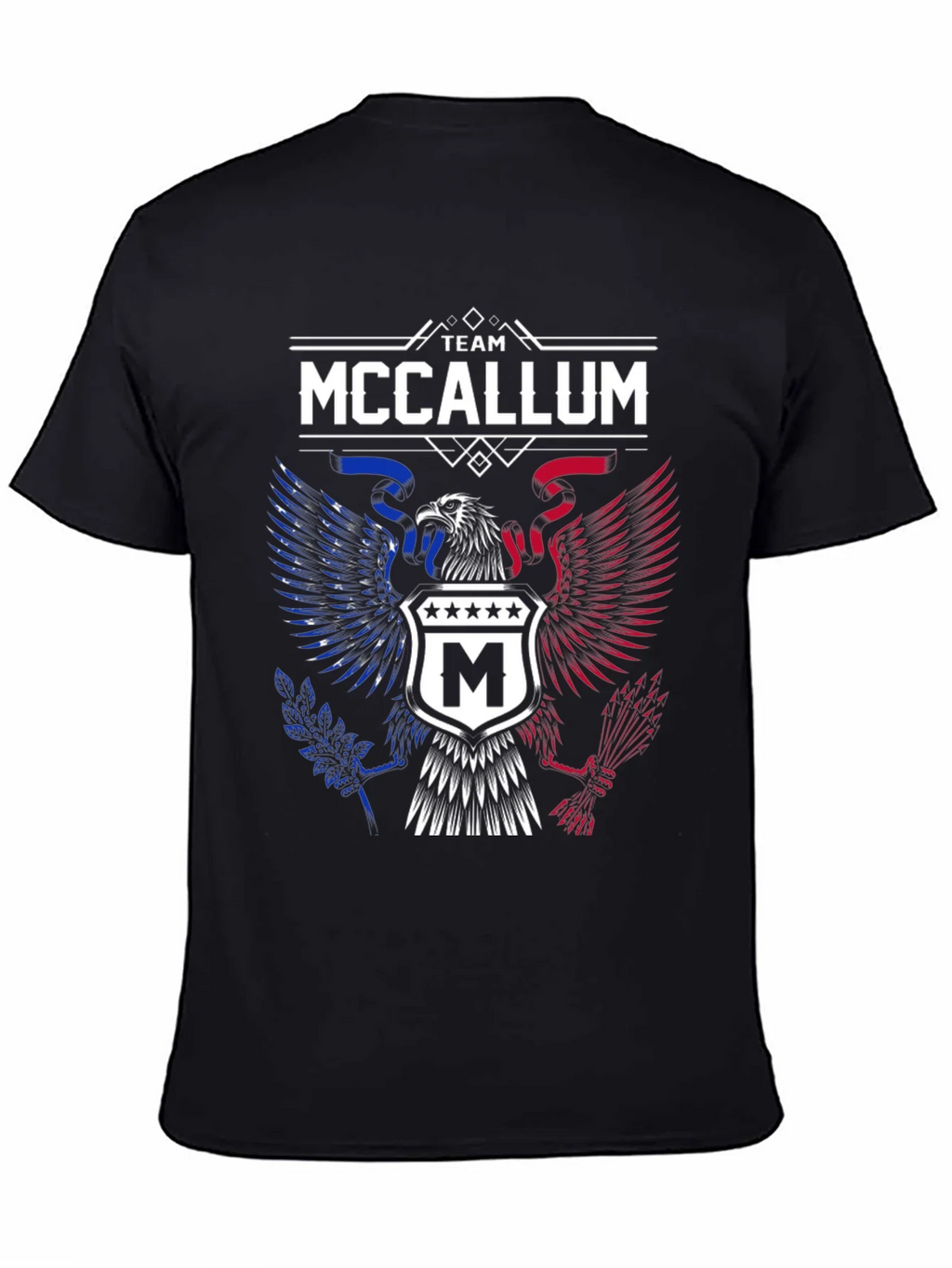 Team McCallum Eagle Crest Graphic T-Shirt product image 4