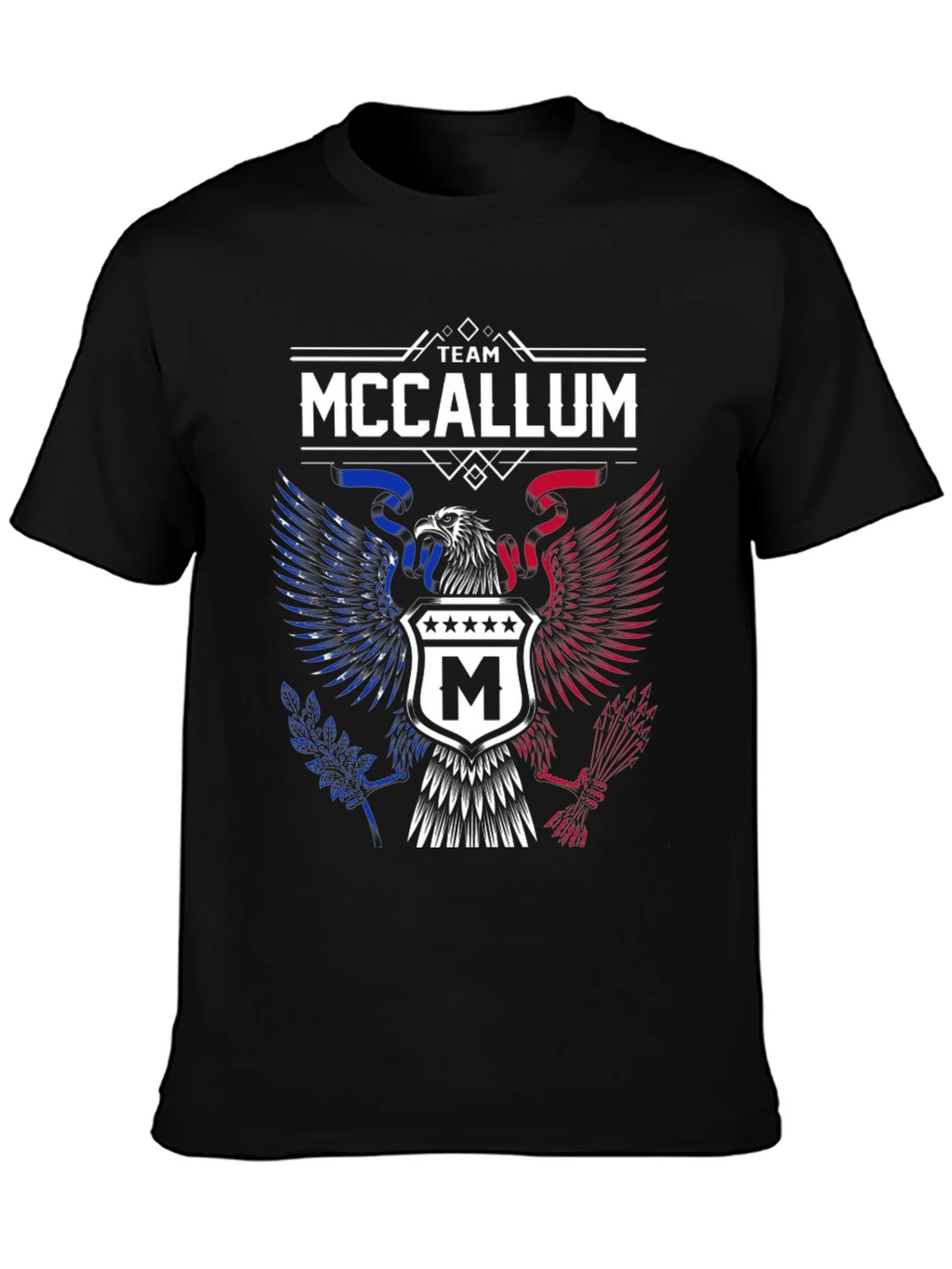 Team McCallum Eagle Crest Graphic T-Shirt product image 3