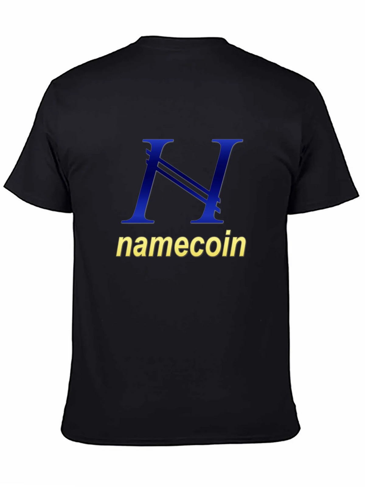 Namecoin Logo T-Shirt - Black Cotton Tee product image 4