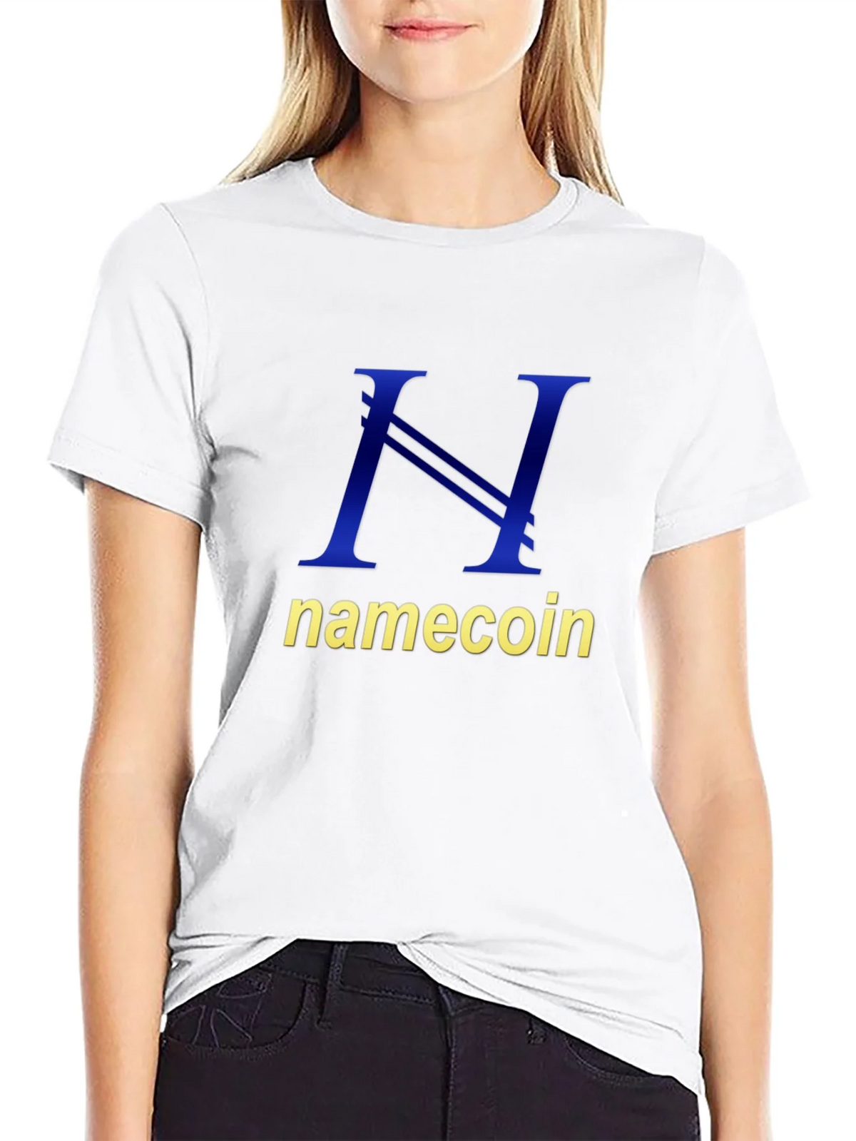 Namecoin Logo T-Shirt - Black Cotton Tee product image 8
