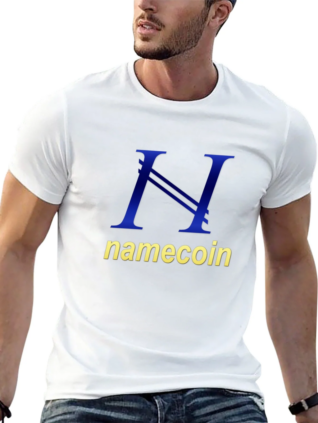 Namecoin Logo T-Shirt - Black Cotton Tee product image 12