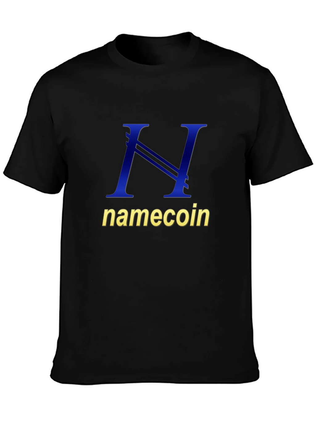 Namecoin Logo T-Shirt - Black Cotton Tee product image 3
