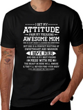 Attitude From Awesome Mom Graphic T-Shirt product image 1