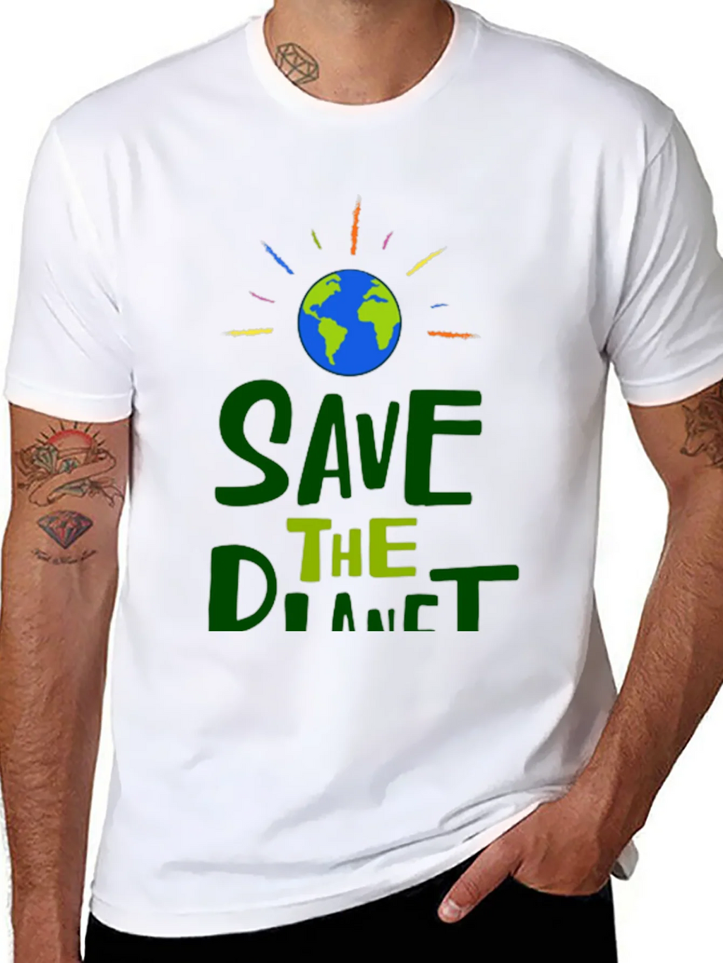 Save the Planet Graphic T-Shirt product image 7