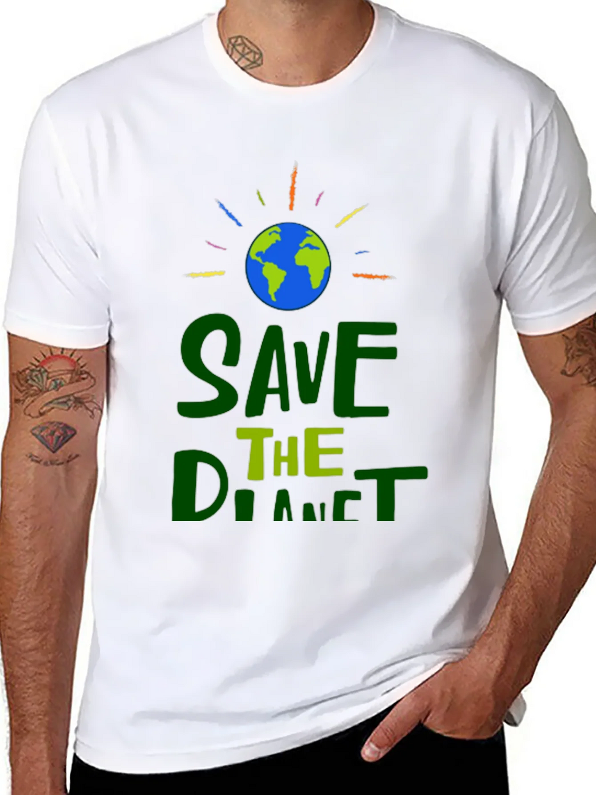 Save the Planet Graphic T-Shirt product image 7